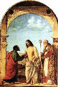 CIMA da Conegliano The Incredulity of St. Thomas with St. Magno Vescovo fg oil painting